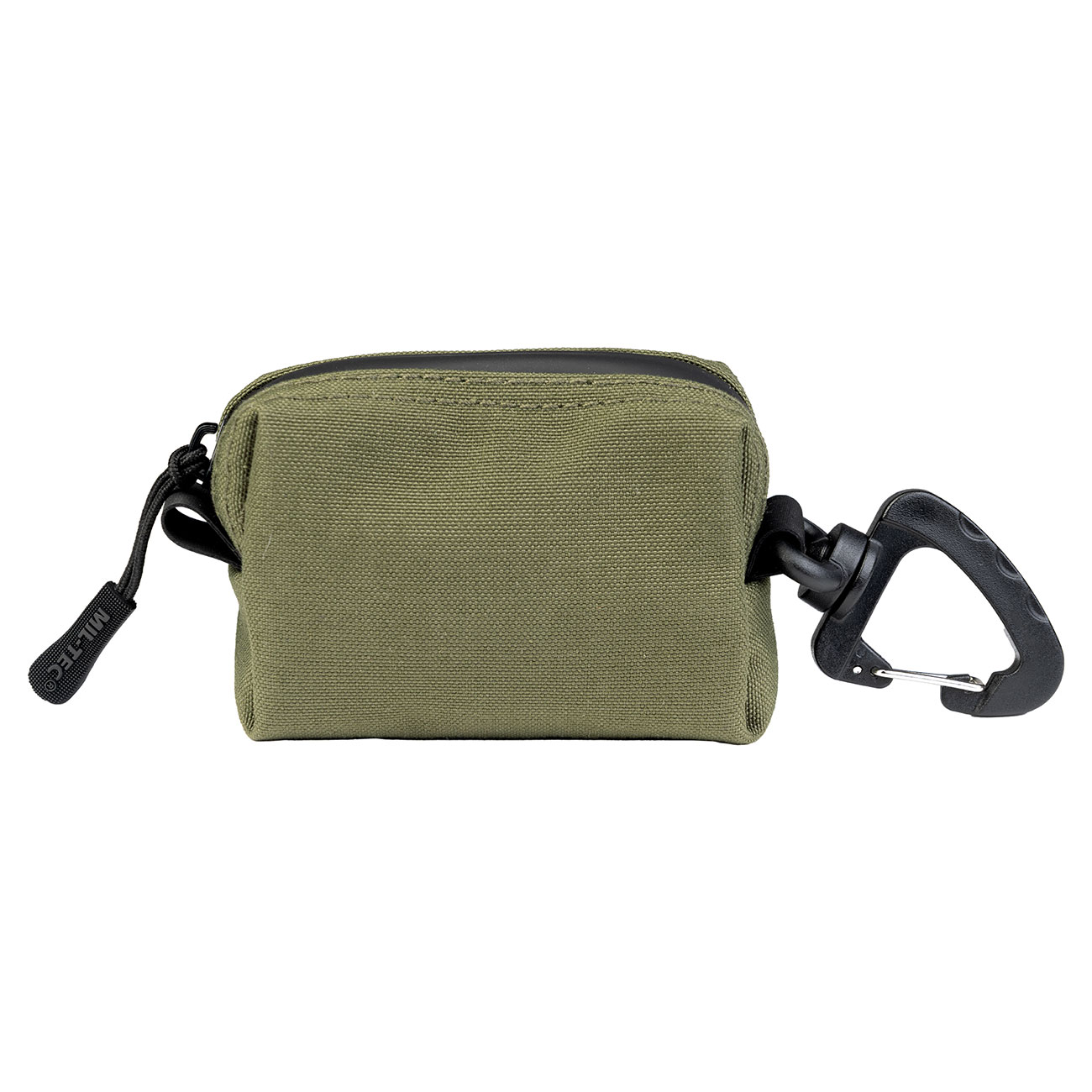 MIL-TEC Praktische Mini-Tasche mit Rei�verschluss und Karabiner schwarz Bild 1