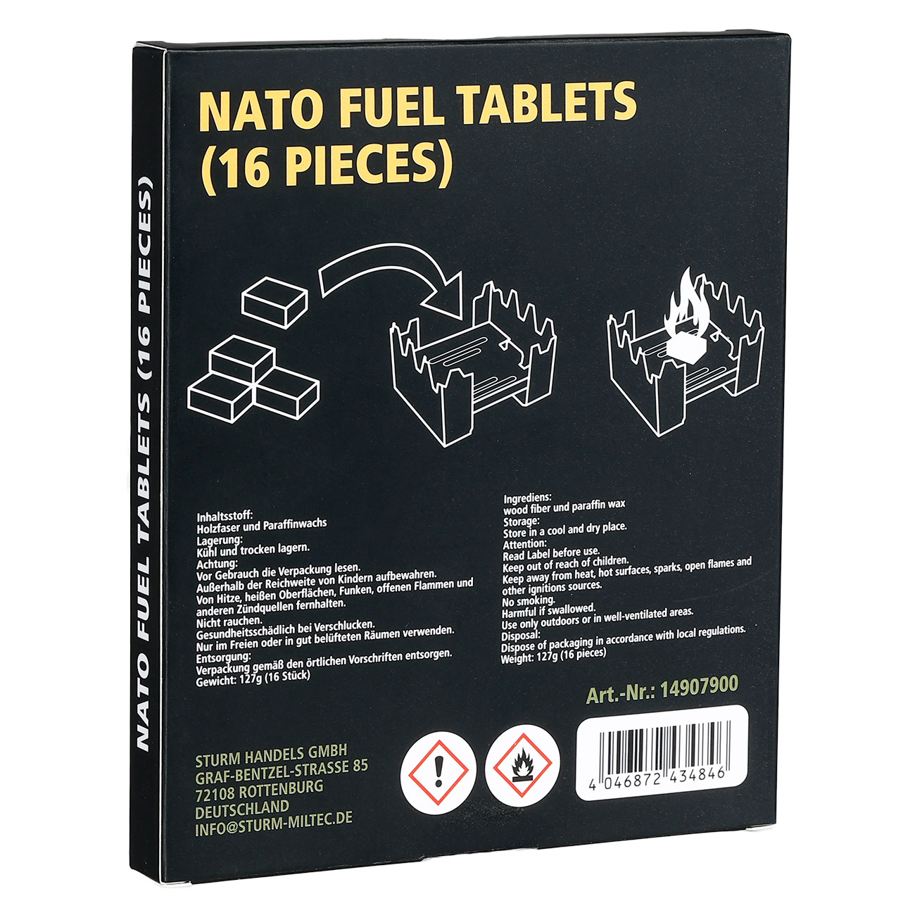 MIL-TEC NATO Brennstoff 16 W�rfel Bild 1