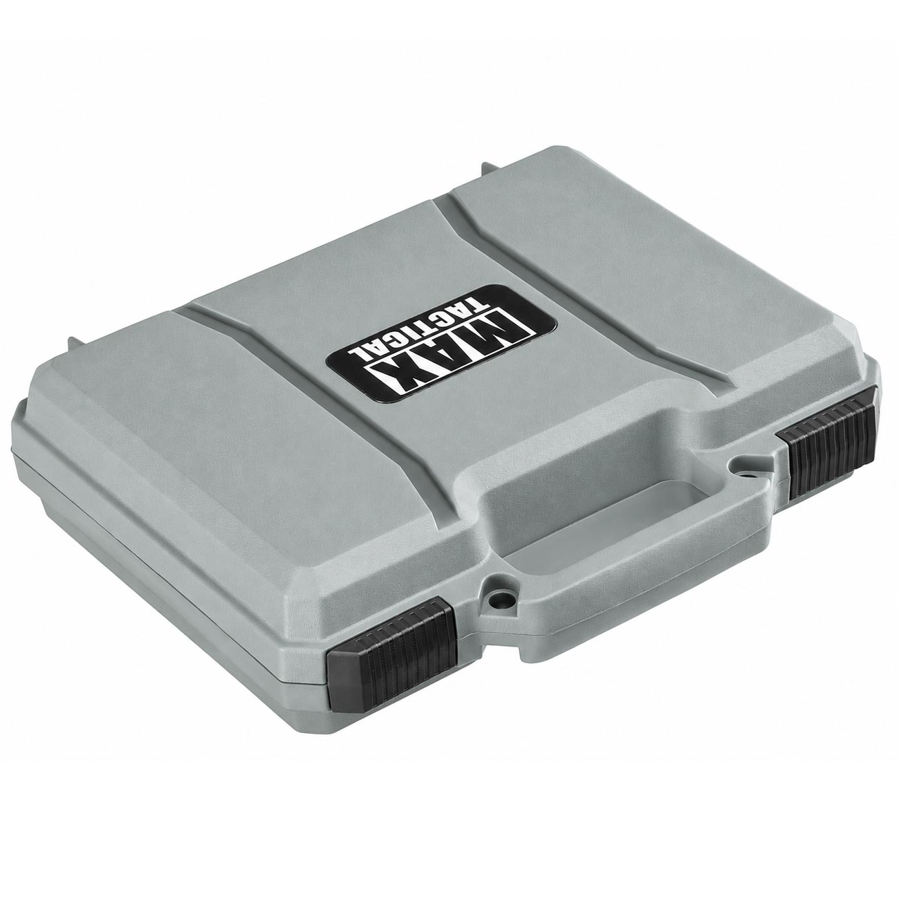 MAX Tactical Pistol Hard Case Pistolenkoffer 30 x 26 x 8,8 cm Waben-Schaumstoff grau