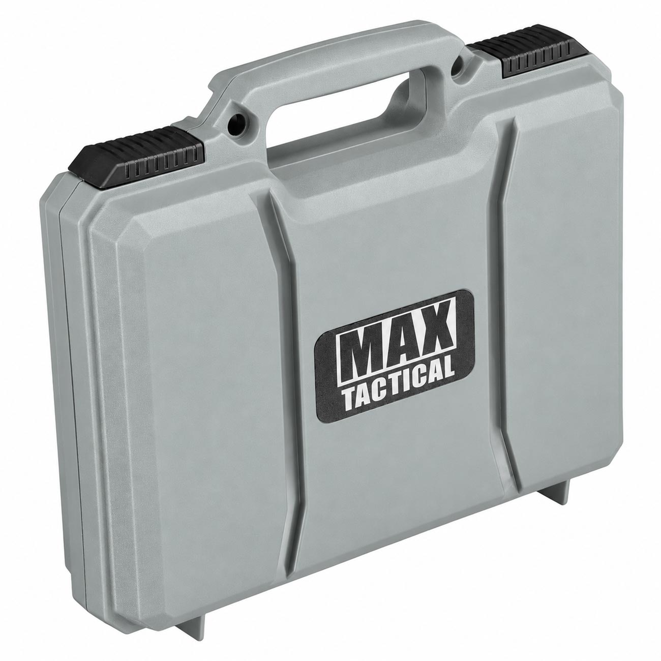 MAX Tactical Pistol Hard Case Pistolenkoffer 30 x 26 x 8,8 cm Waben-Schaumstoff grau Bild 1
