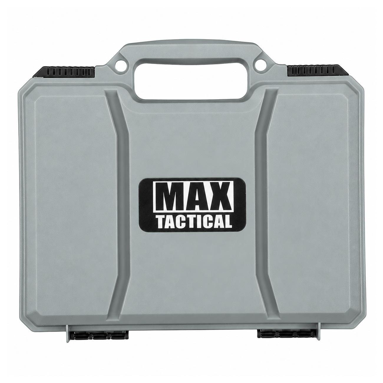MAX Tactical Pistol Hard Case Pistolenkoffer 30 x 26 x 8,8 cm Waben-Schaumstoff grau Bild 3