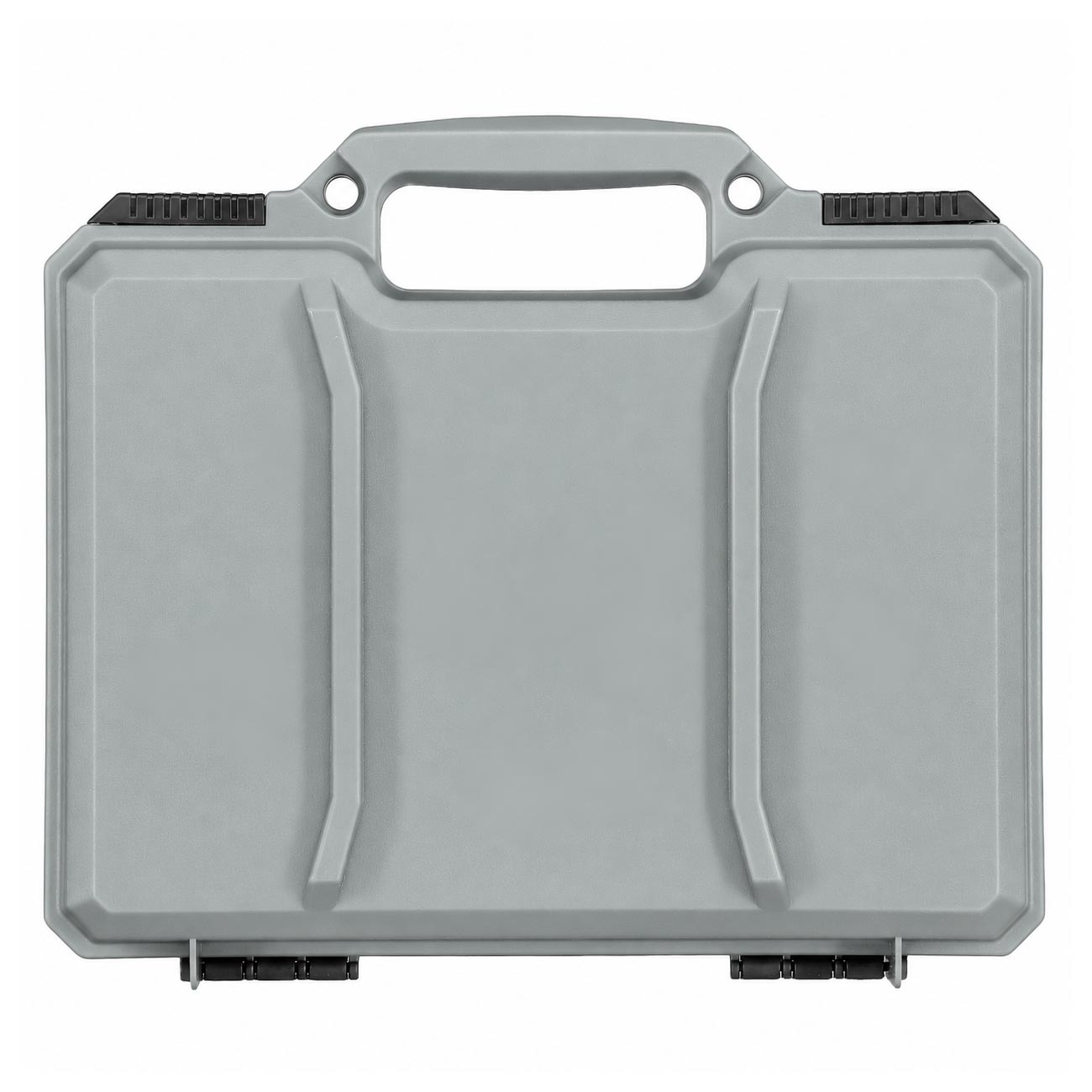 MAX Tactical Pistol Hard Case Pistolenkoffer 30 x 26 x 8,8 cm Waben-Schaumstoff grau Bild 4