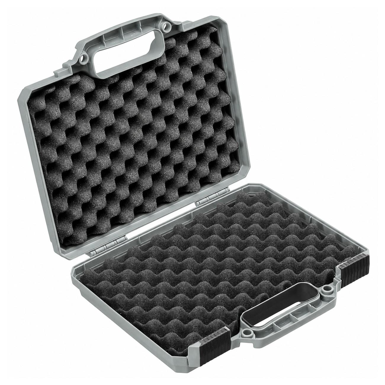 MAX Tactical Pistol Hard Case Pistolenkoffer 30 x 26 x 8,8 cm Waben-Schaumstoff grau Bild 5
