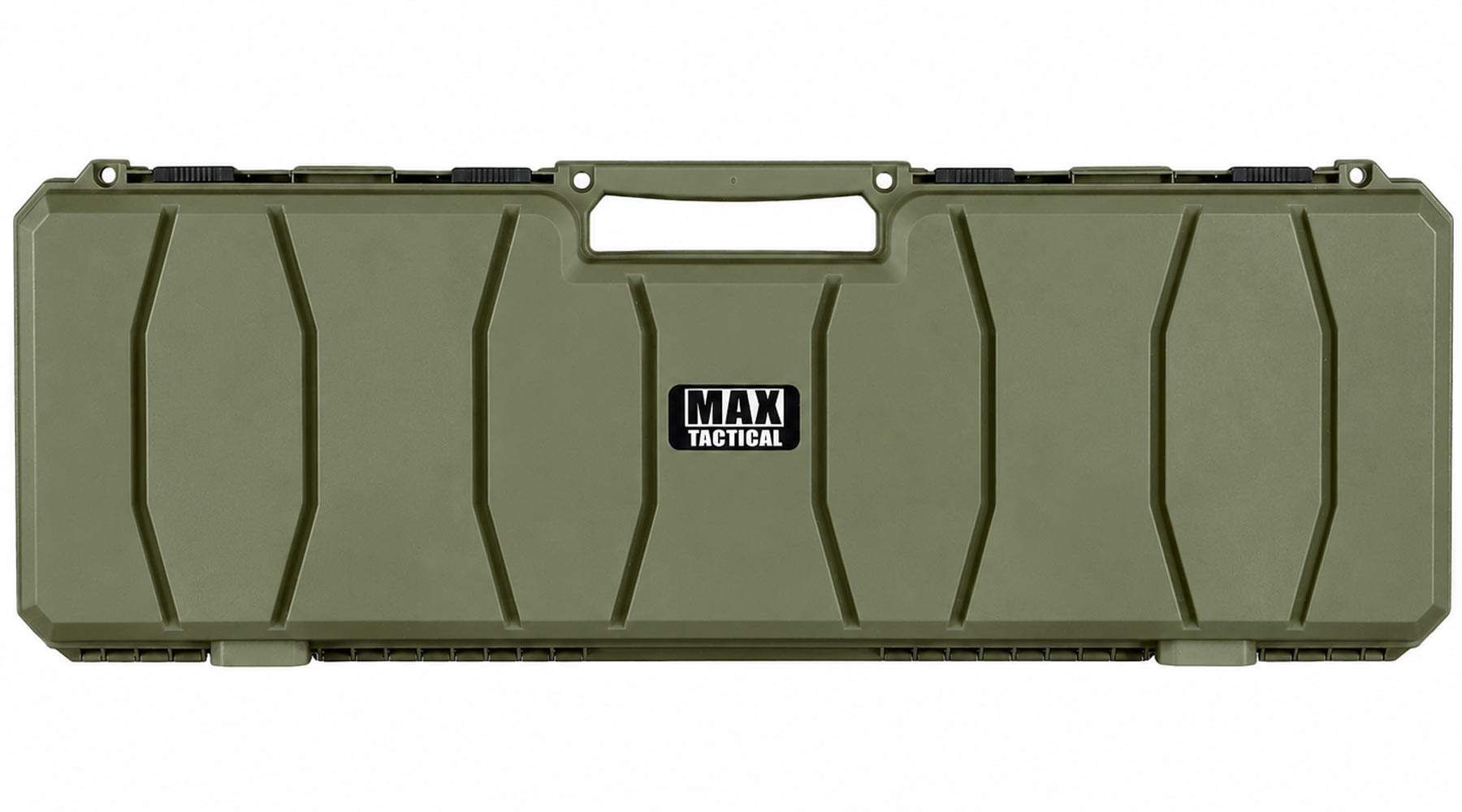 MAX Tactical Hard Case Waffenkoffer 100 x 35 x 10 cm Waben-Schaumstoff dark oliv Bild 2