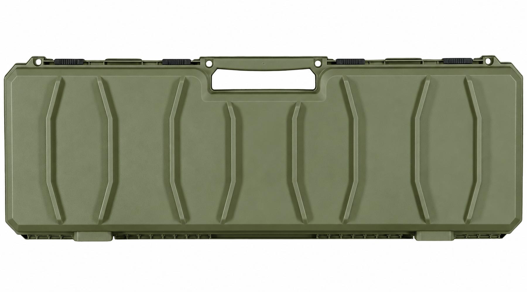 MAX Tactical Hard Case Waffenkoffer 100 x 35 x 10 cm Waben-Schaumstoff dark oliv Bild 3