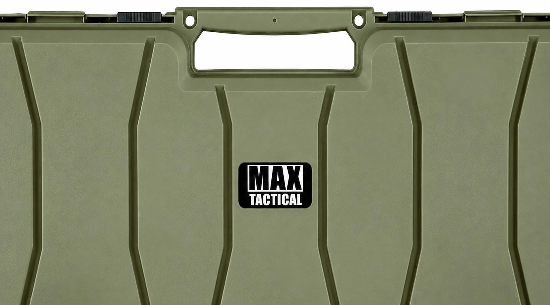 MAX Tactical Hard Case Waffenkoffer 100 x 35 x 10 cm Waben-Schaumstoff dark oliv Bild 8