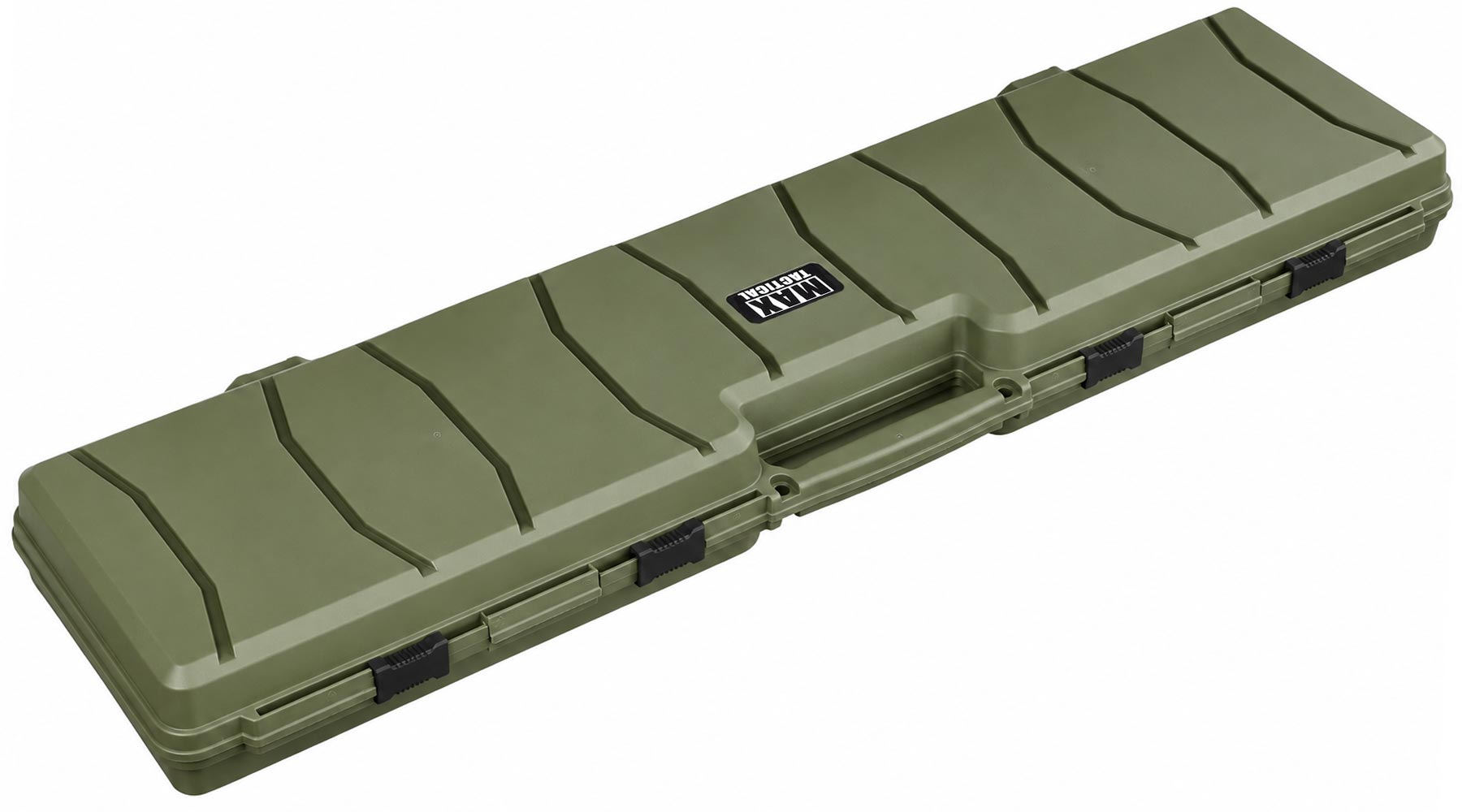 MAX Tactical Hard Case Waffenkoffer 120 x 33 x 11,5 cm Waben-Schaumstoff dark oliv