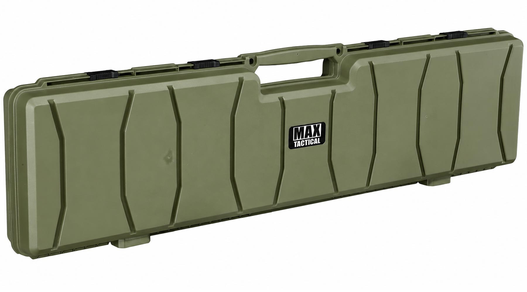 MAX Tactical Hard Case Waffenkoffer 120 x 33 x 11,5 cm Waben-Schaumstoff dark oliv Bild 1
