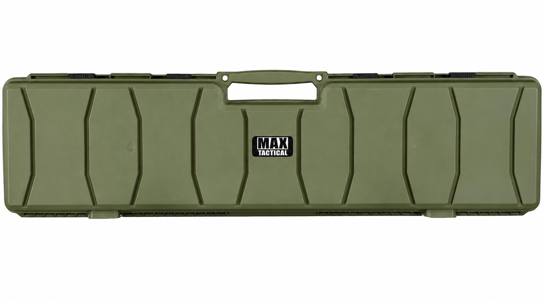 MAX Tactical Hard Case Waffenkoffer 120 x 33 x 11,5 cm Waben-Schaumstoff dark oliv Bild 2