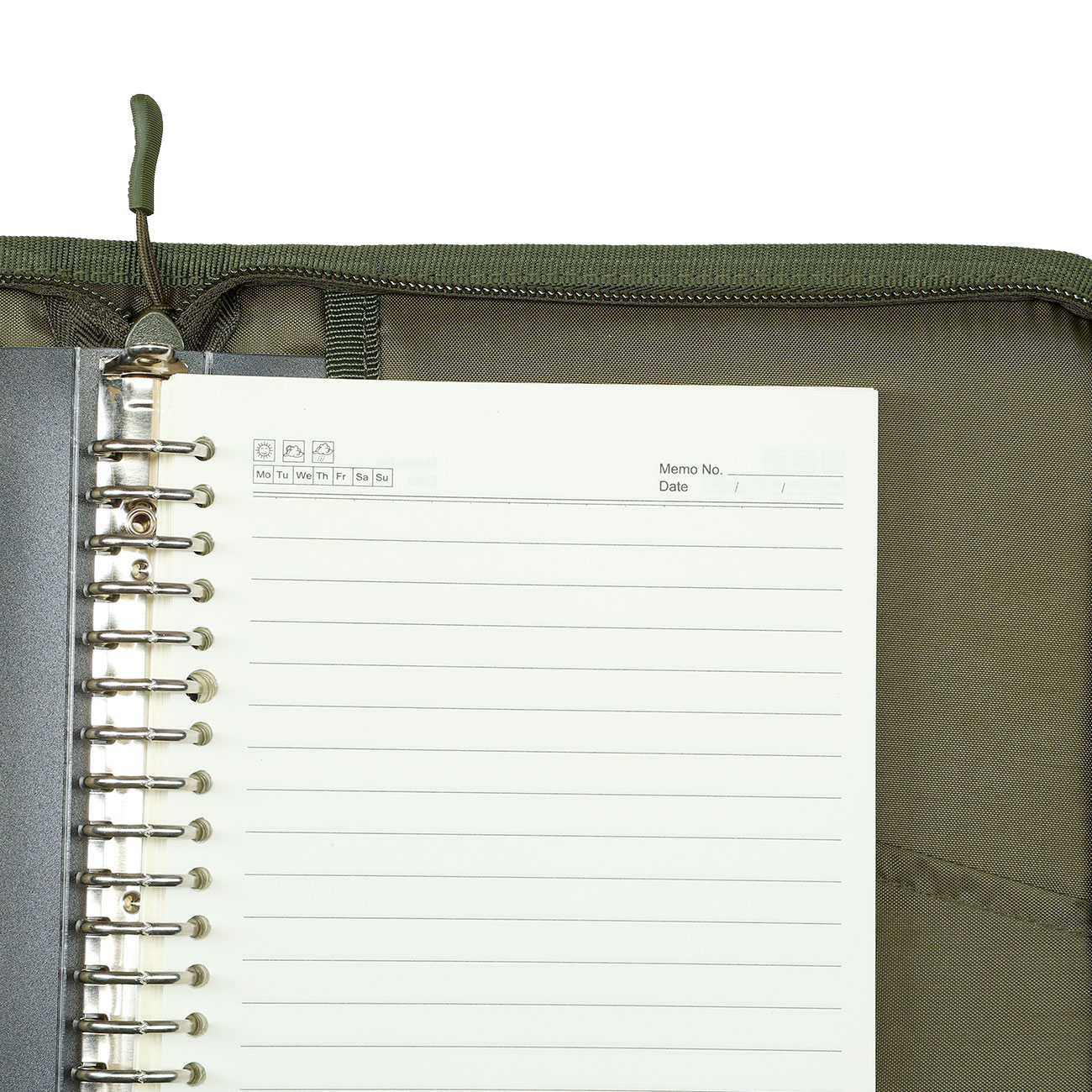 Mil-Tec taktisches Notizbuch Hextac medium oliv Bild 7