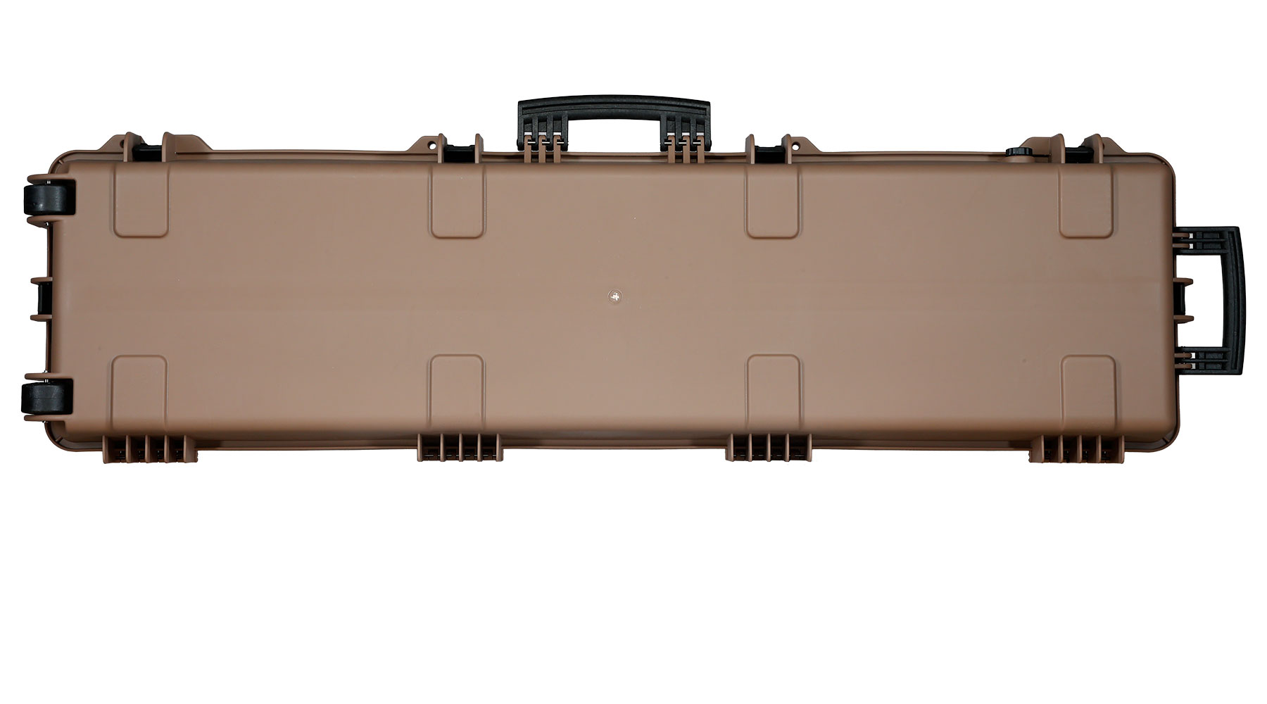 Nuprol Large Hard Case Waffenkoffer / Trolley 139 x 39,5 x 16 cm Waben-Schaumstoff tan - Velcro Edition Bild 3