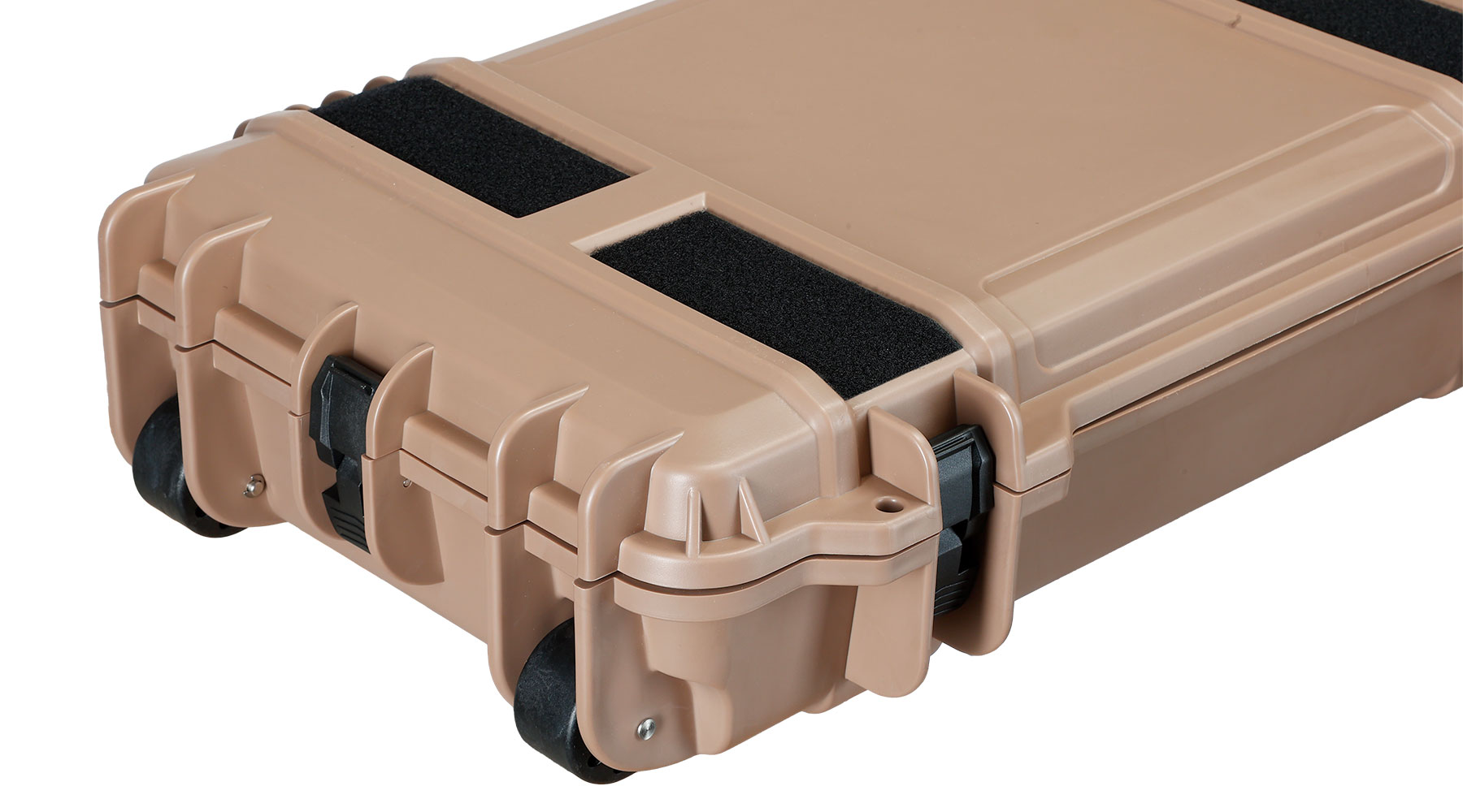 Nuprol Large Hard Case Waffenkoffer / Trolley 139 x 39,5 x 16 cm Waben-Schaumstoff tan - Velcro Edition Bild 7