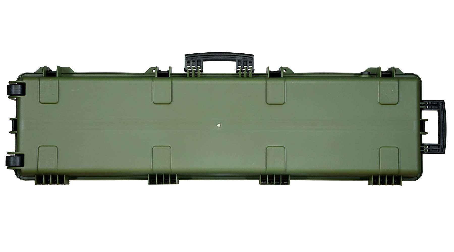 Nuprol Large Hard Case Waffenkoffer / Trolley 139 x 39,5 x 16 cm Waben-Schaumstoff oliv - Velcro Edition Bild 3