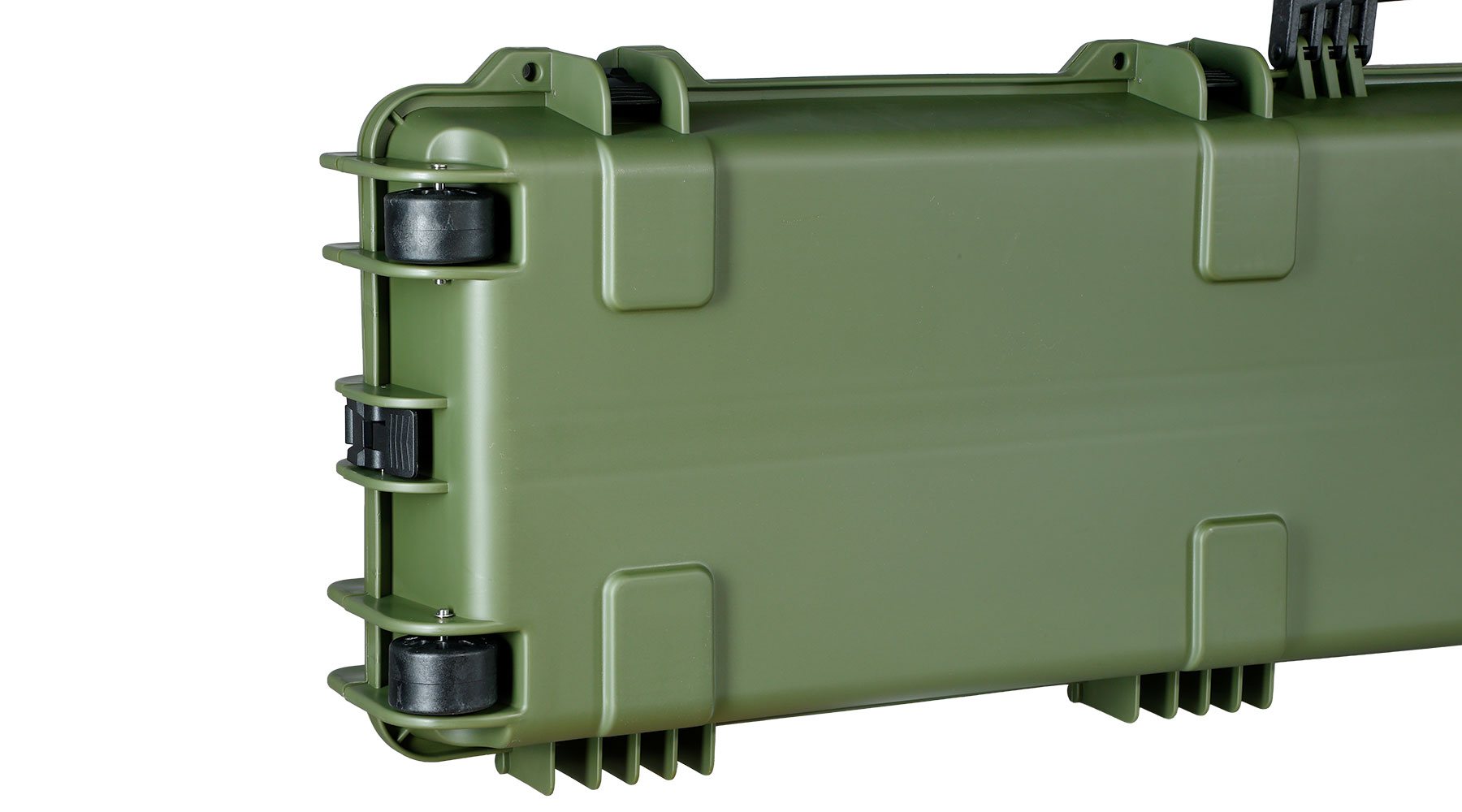 Nuprol Large Hard Case Waffenkoffer / Trolley 139 x 39,5 x 16 cm Waben-Schaumstoff oliv - Velcro Edition Bild 8