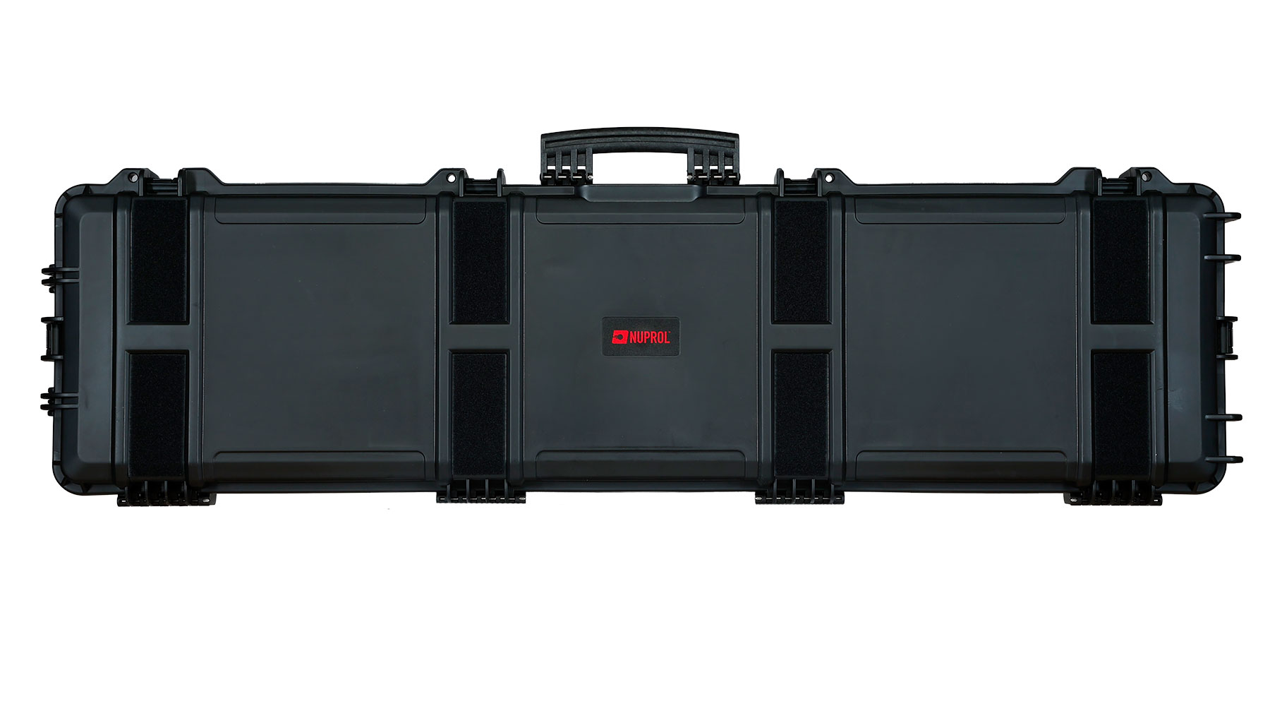 Nuprol Large Hard Case Waffenkoffer / Trolley 139 x 39,5 x 16 cm Waben-Schaumstoff schwarz - Velcro Edition Bild 2