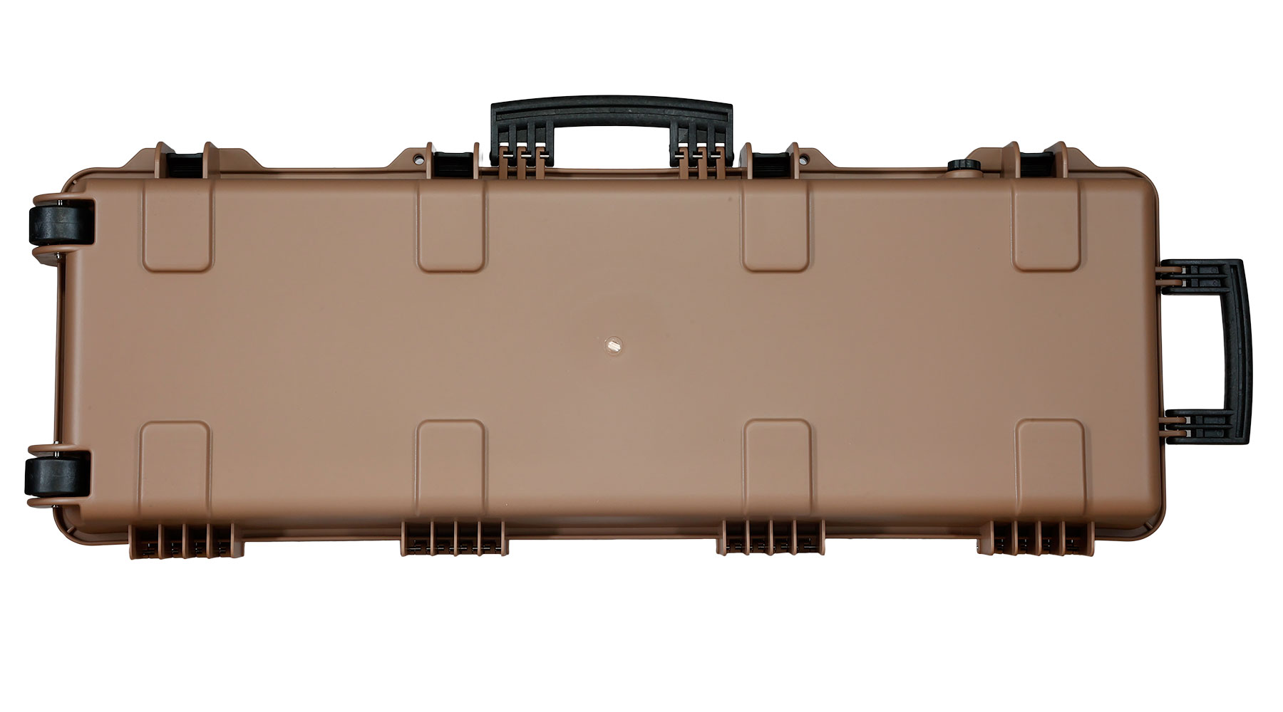 Nuprol Large Hard Case Waffenkoffer / Trolley 109 x 39,5 x 16 cm Waben-Schaumstoff tan - Velcro Edition Bild 3
