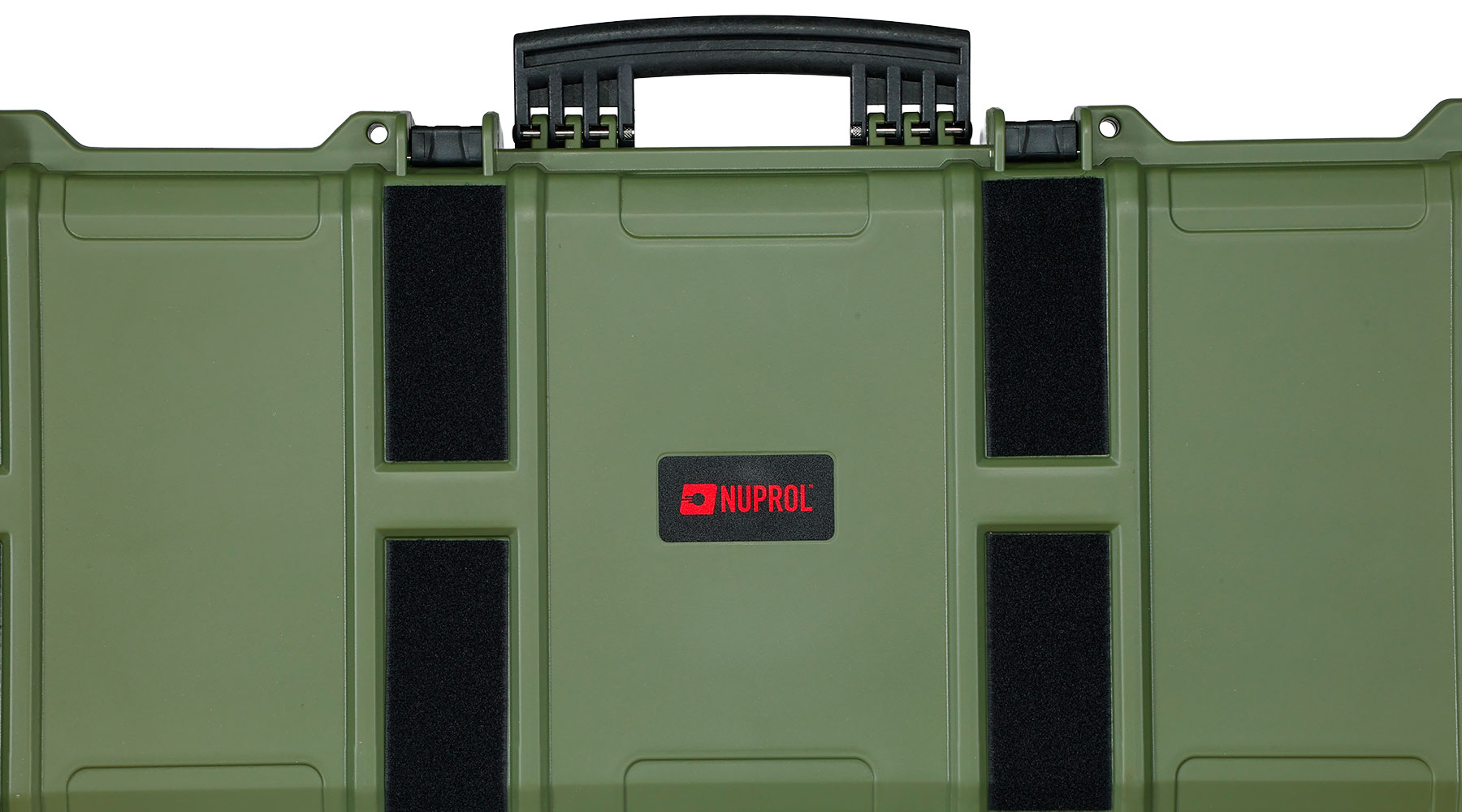 Nuprol Large Hard Case Waffenkoffer / Trolley 109 x 39,5 x 16 cm Waben-Schaumstoff oliv - Velcro Edition Bild 10