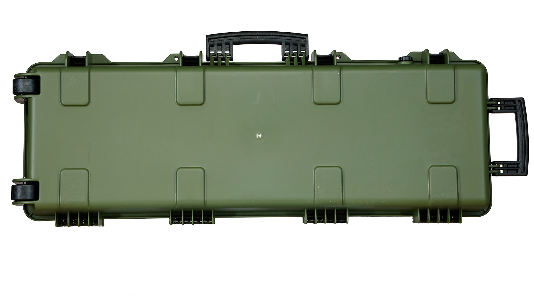 Nuprol Large Hard Case Waffenkoffer / Trolley 109 x 39,5 x 16 cm Waben-Schaumstoff oliv - Velcro Edition Bild 3