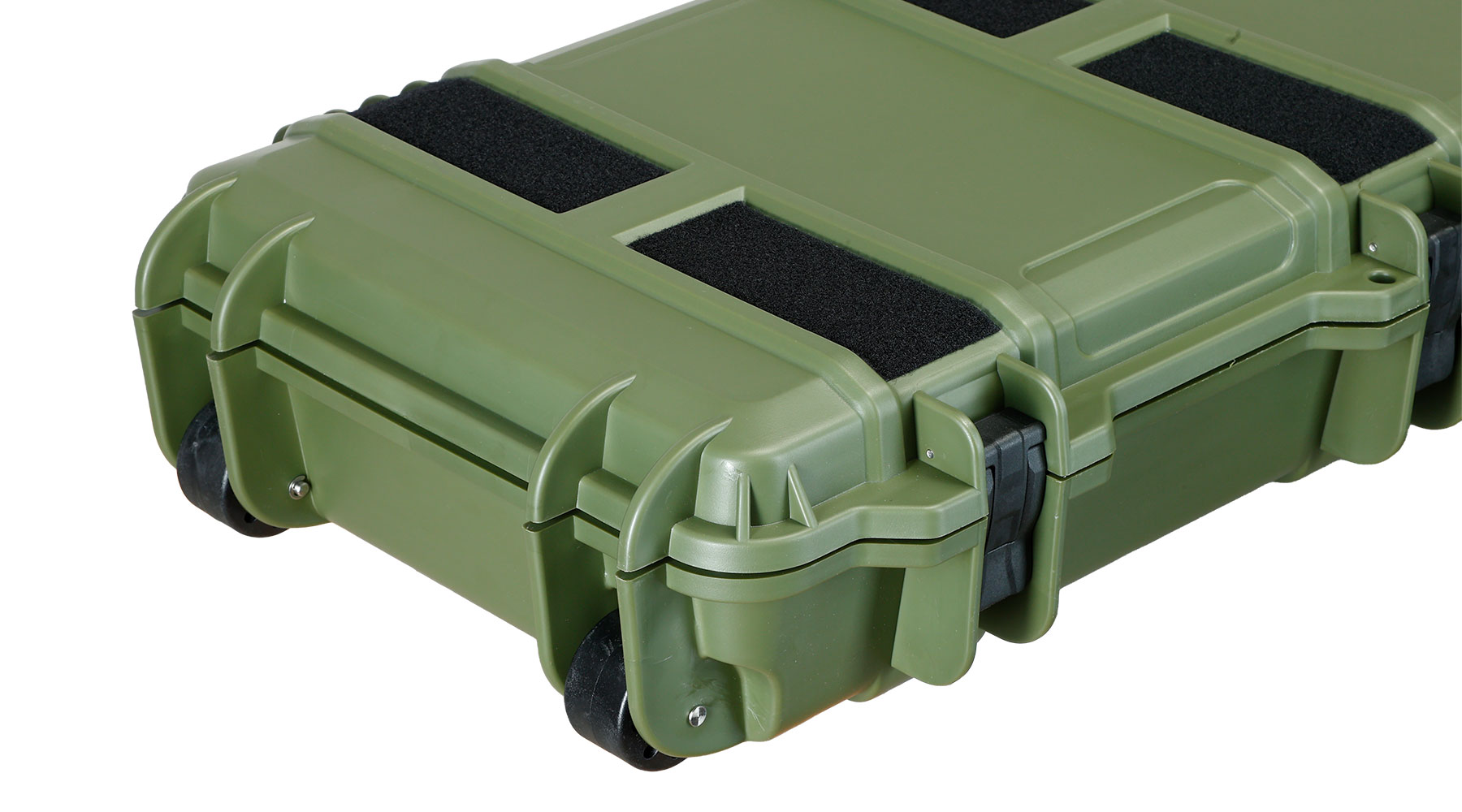 Nuprol Large Hard Case Waffenkoffer / Trolley 109 x 39,5 x 16 cm Waben-Schaumstoff oliv - Velcro Edition Bild 7