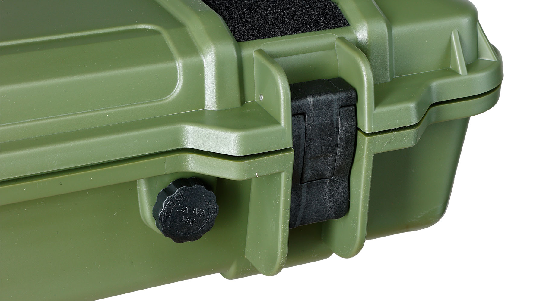Nuprol Large Hard Case Waffenkoffer / Trolley 109 x 39,5 x 16 cm Waben-Schaumstoff oliv - Velcro Edition Bild 9