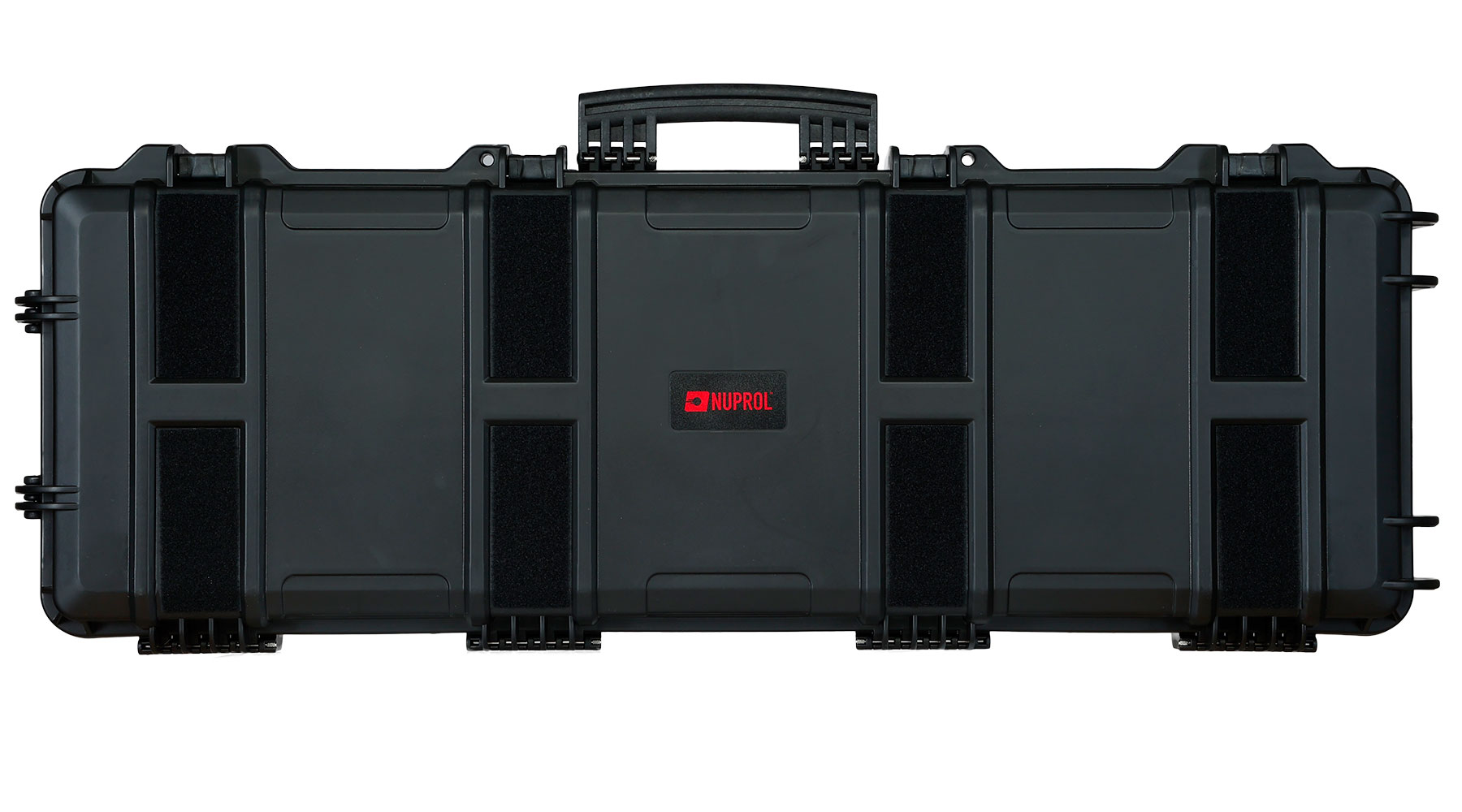 Nuprol Large Hard Case Waffenkoffer / Trolley 109 x 39,5 x 16 cm Waben-Schaumstoff schwarz - Velcro Edition Bild 2
