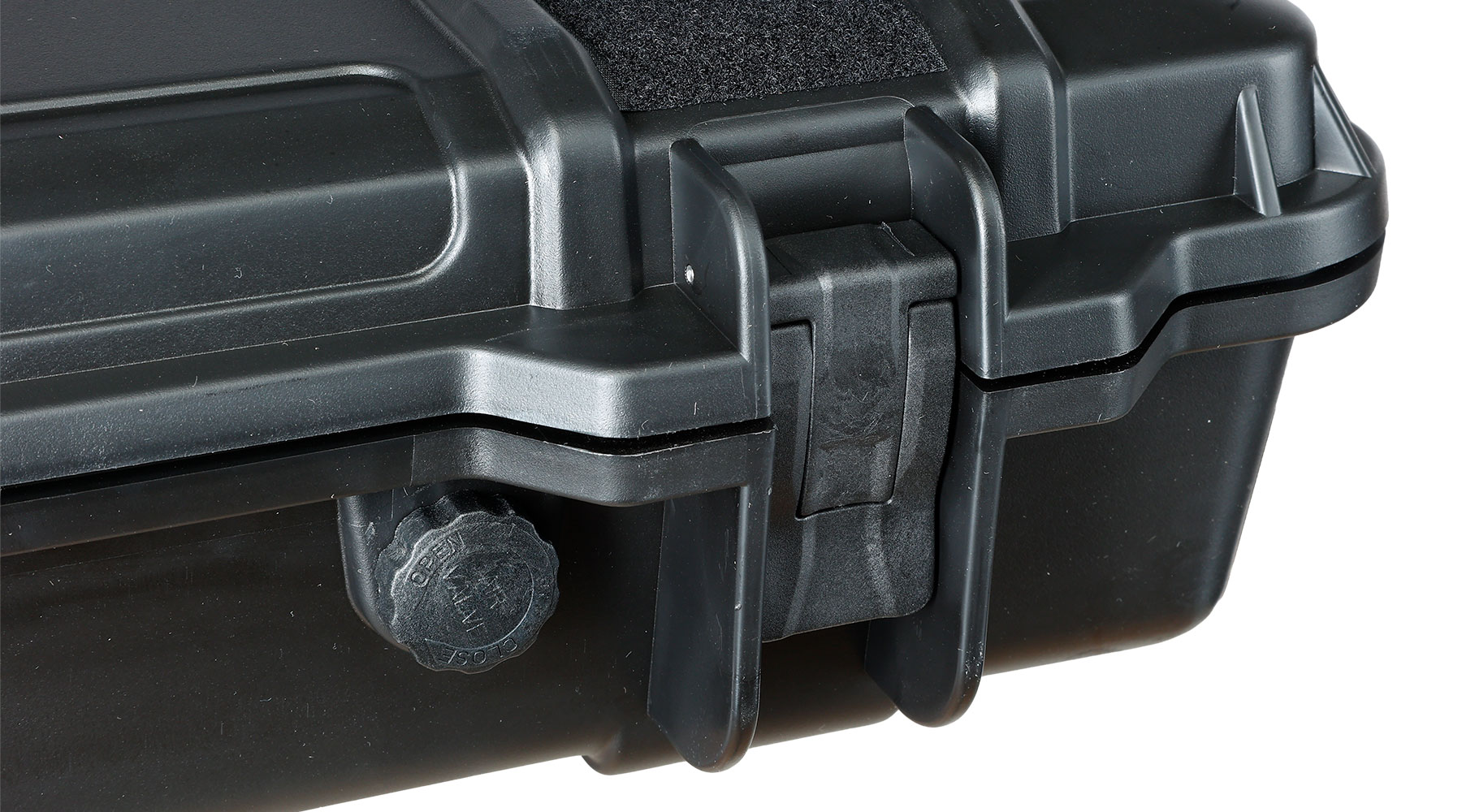 Nuprol Large Hard Case Waffenkoffer / Trolley 109 x 39,5 x 16 cm Waben-Schaumstoff schwarz - Velcro Edition Bild 9