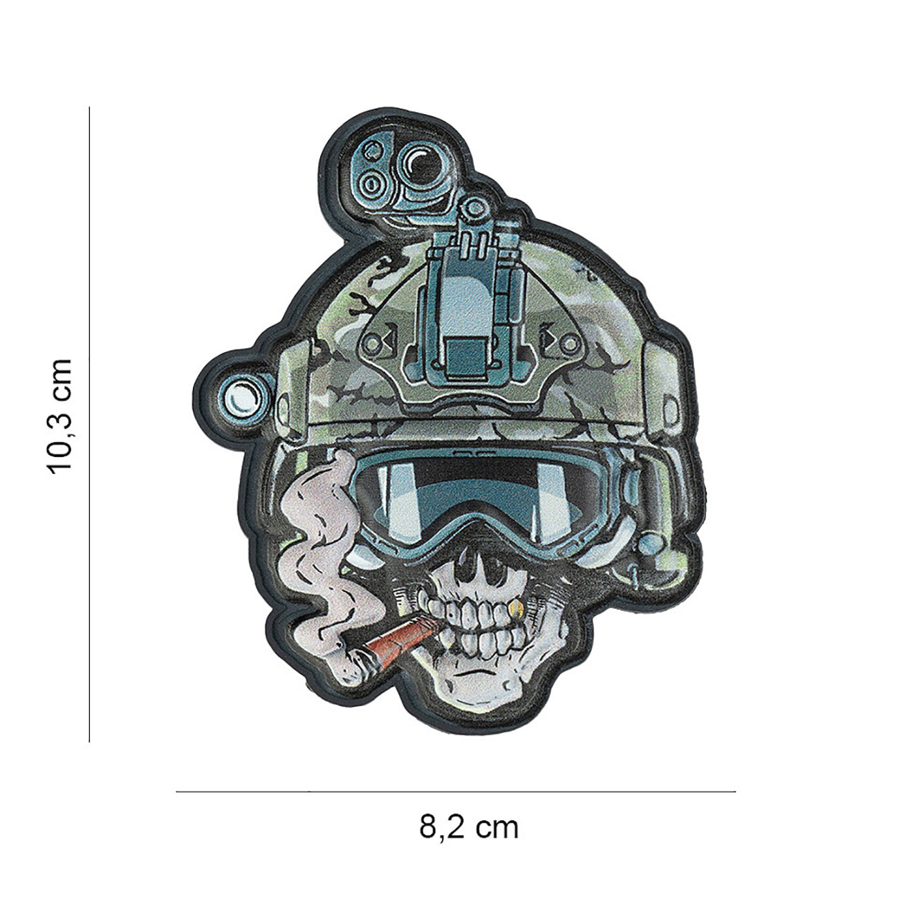 101INC 3D UV Patch Skull Operator