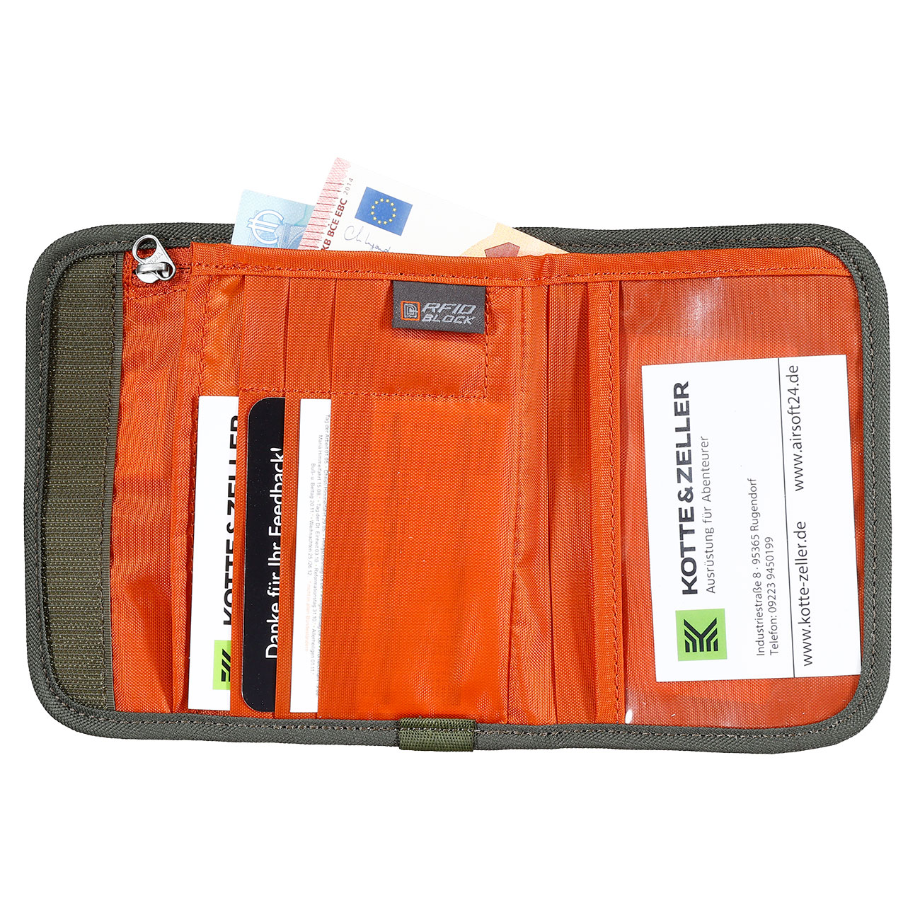 Tatonka Geldb�rse mit Datenausleseschutz ID Wallet RFID B oliv Bild 3
