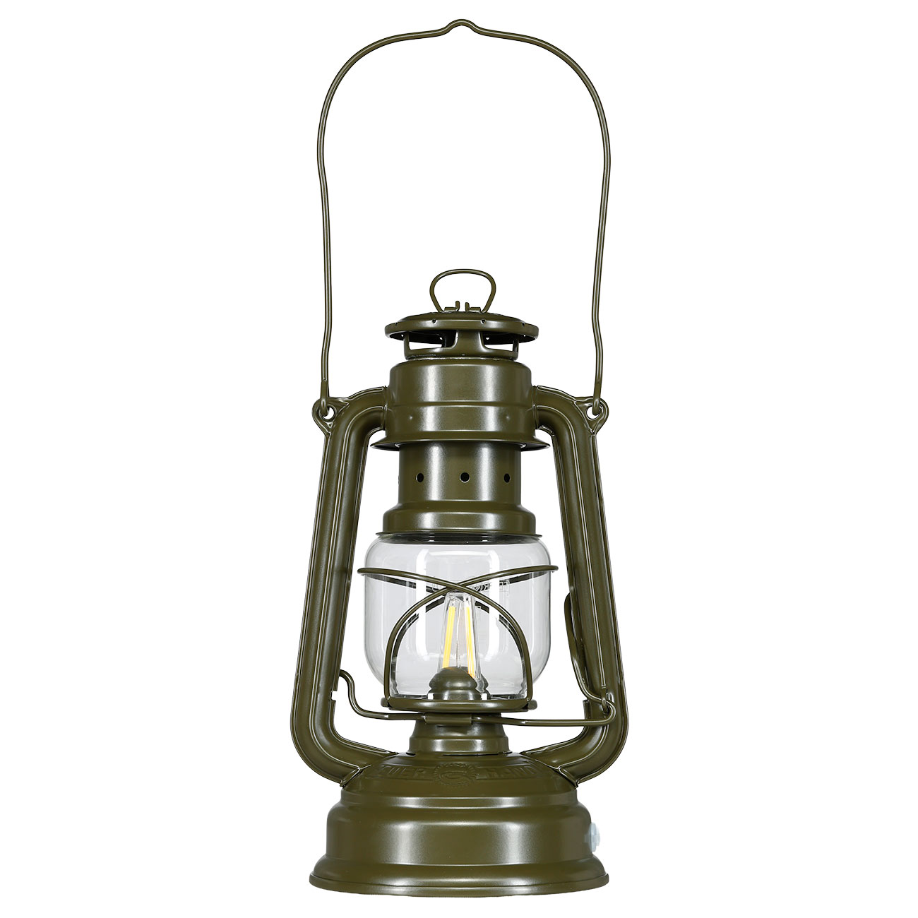 Feuerhand LED Laterne Baby Special 276 mit Dimmfunktion oliv