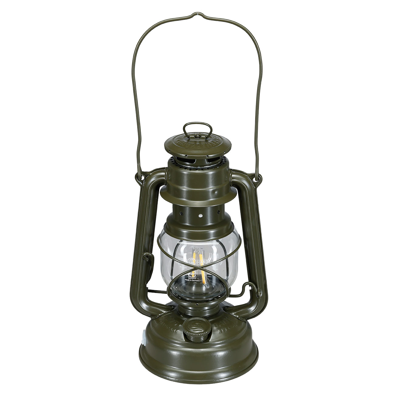 Feuerhand LED Laterne Baby Special 276 mit Dimmfunktion oliv Bild 1
