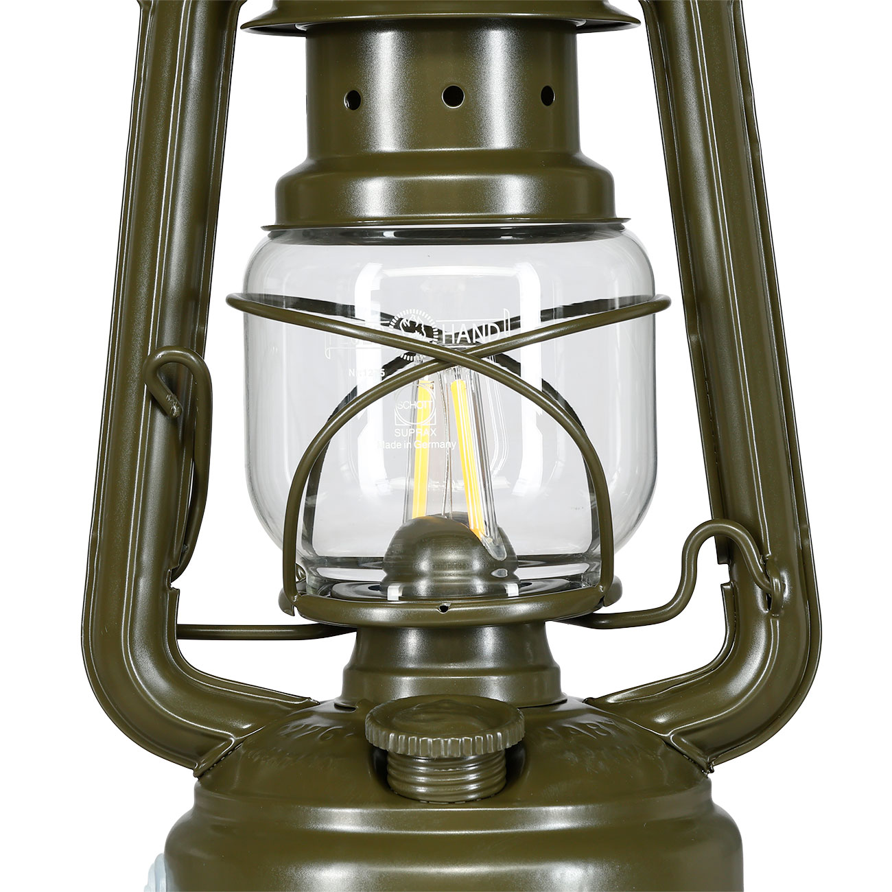 Feuerhand LED Laterne Baby Special 276 mit Dimmfunktion oliv Bild 5