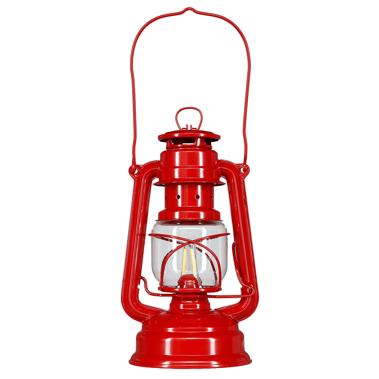 Feuerhand LED Laterne Baby Special 276 mit Dimmfunktion rot