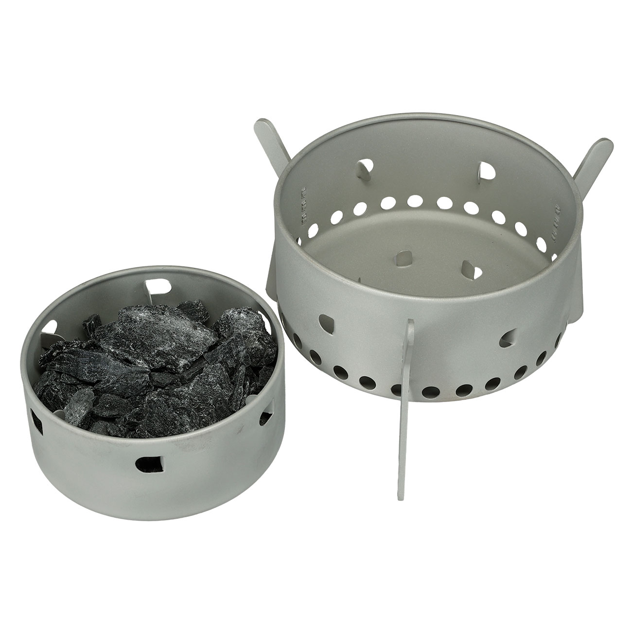 Feuerhand Tischgrill Tamber inkl. 140 g Kohle-Starterpack schwarz Bild 6