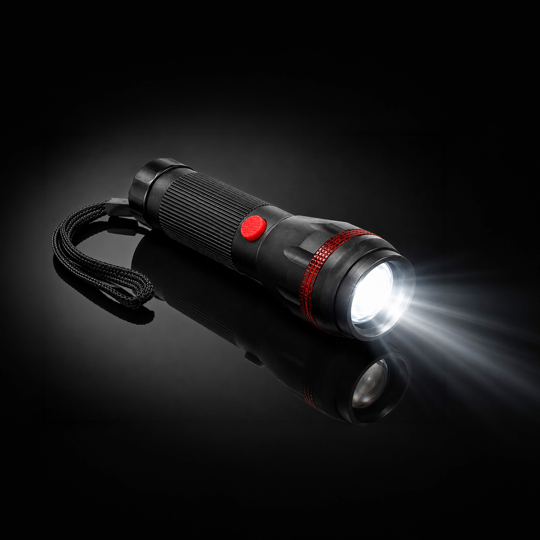 LED-Taschenlampe Cree LED Zoomfunktion inkl. Handschlaufe