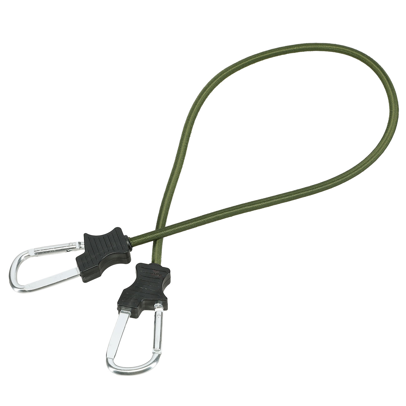 Fosco- 2 Spanngurte mit Karabinerhaken 90 cm oliv Bild 1