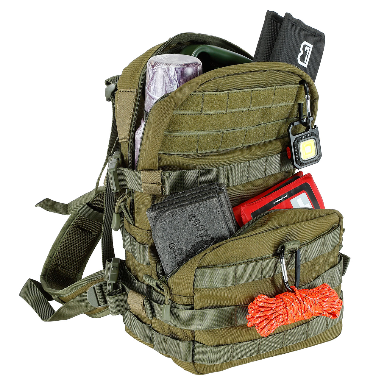 Defcon 5 Rucksack Lince 20 Liter oliv Bild 11