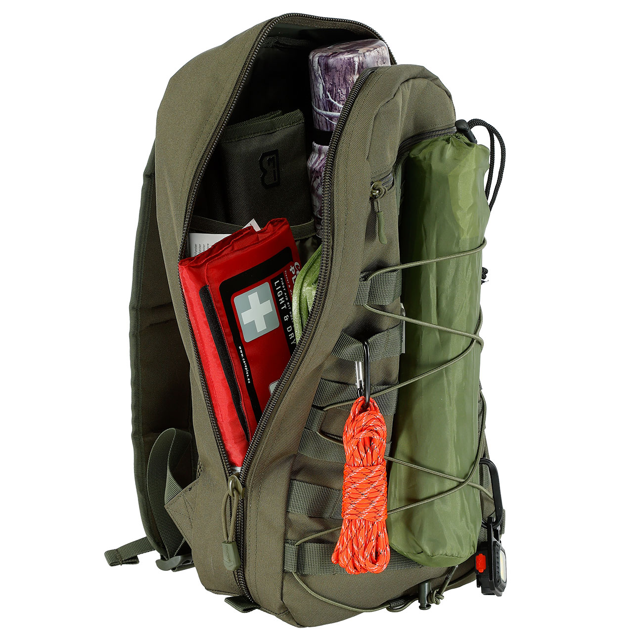 Mil-Tec Rucksack Tactical Core 15 Liter oliv Bild 11