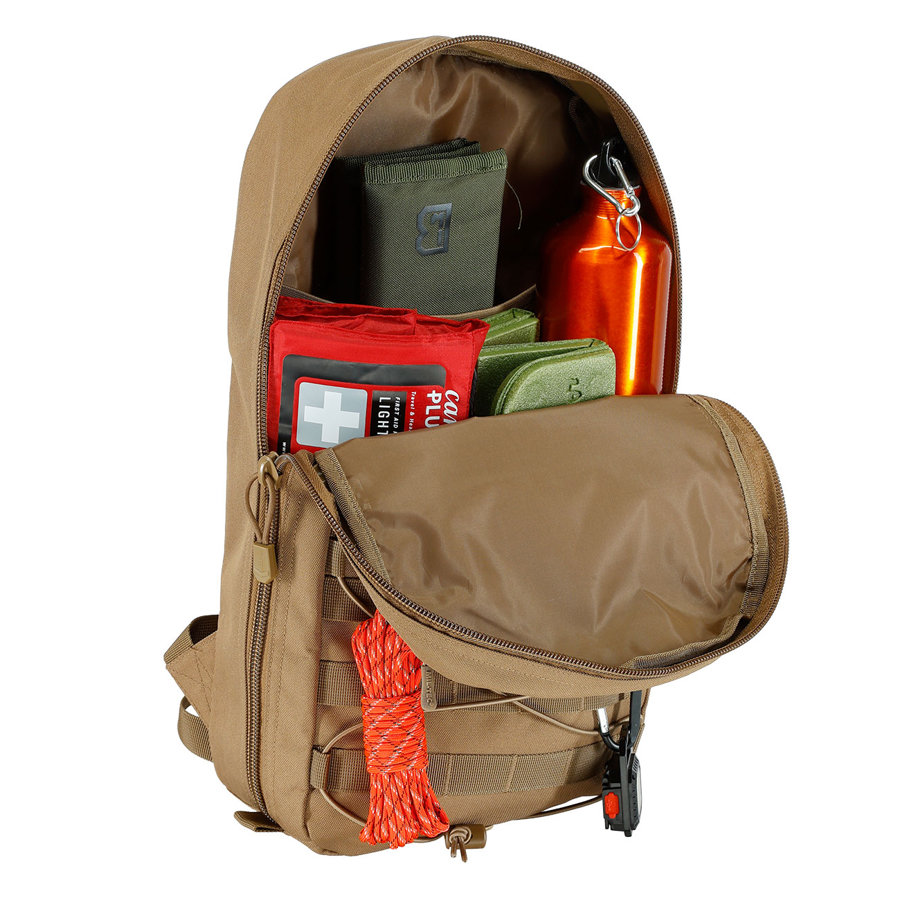 Mil-Tec Rucksack Tactical Core 15 Liter dark coyote Bild 10