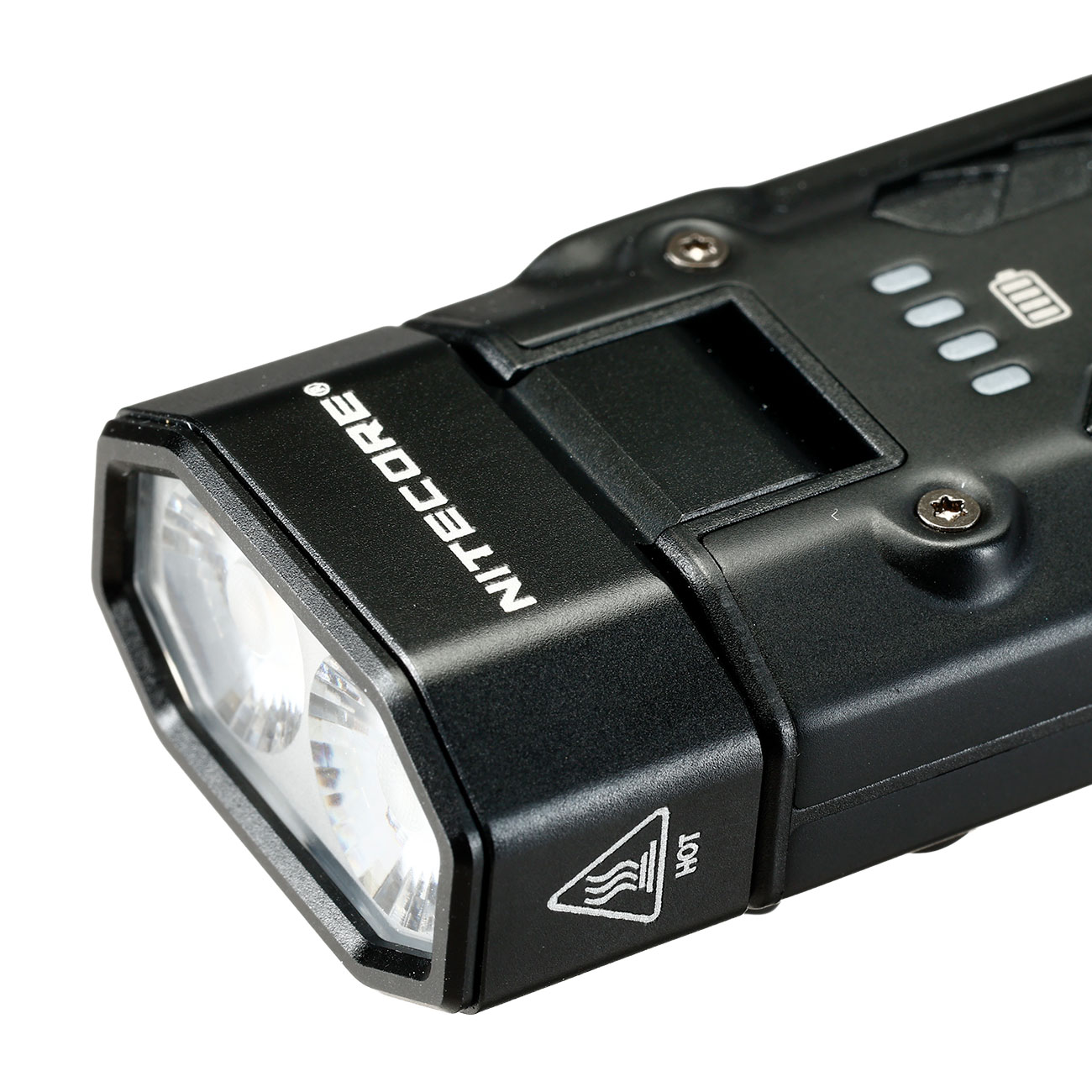 Nitecore aufladbare Taschenlampe Winkellampe EDC09 1600 Lumen inkl. USB-C Ladekabel,Fangschnur & Diffusor Bild 4