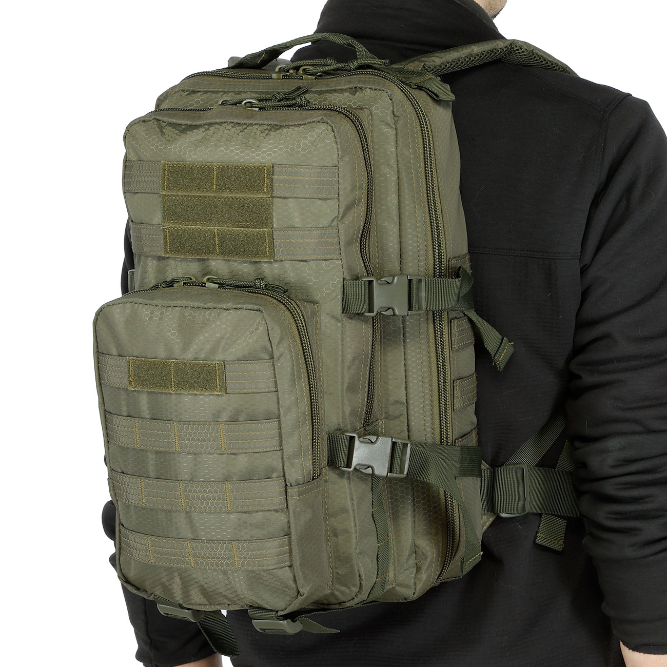 101 INC Rucksack Assault Hexagon 25 Liter oliv Bild 10