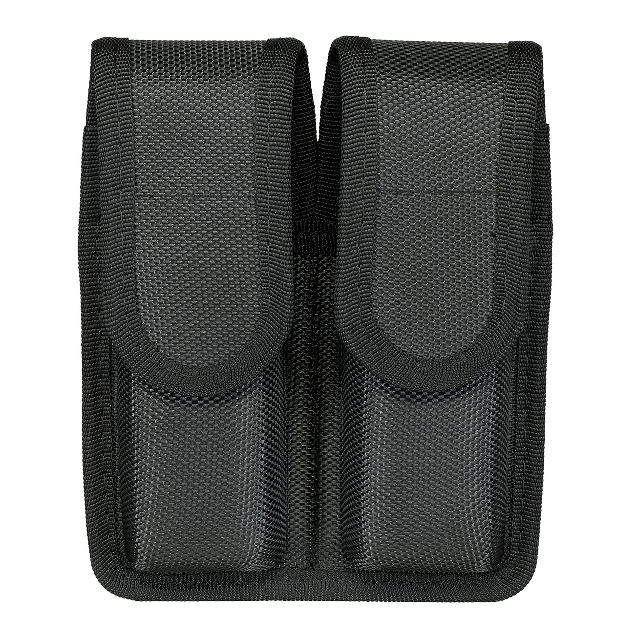 Romantac Universal Doppel-Pistolenmagazintasche Nylon mit G�rtelhalterung schwarz