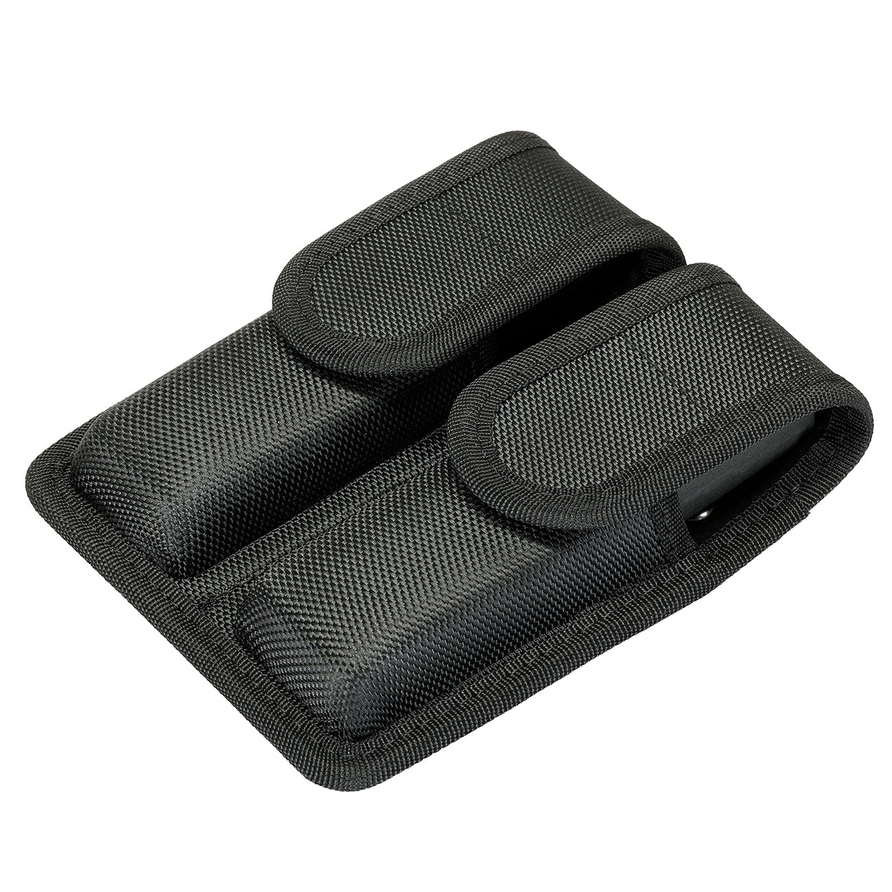 Romantac Universal Doppel-Pistolenmagazintasche Nylon mit G�rtelhalterung schwarz Bild 2