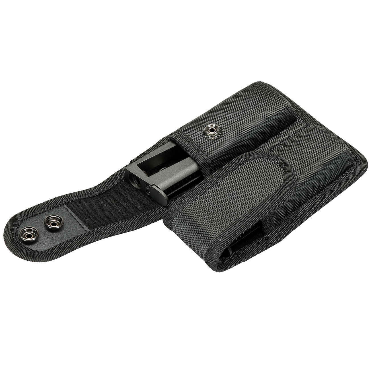 Romantac Universal Doppel-Pistolenmagazintasche Nylon mit G�rtelhalterung schwarz Bild 4