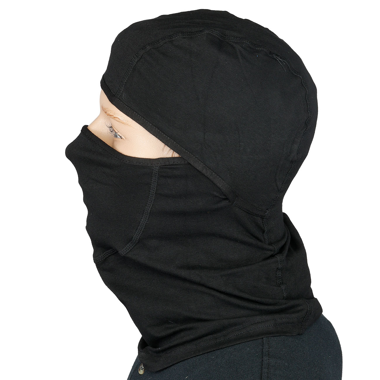Romantac Tactical Sturmhaube / Balaclava Full Face Fr�hjahr / Sommer schwarz - Typ-1 Bild 1