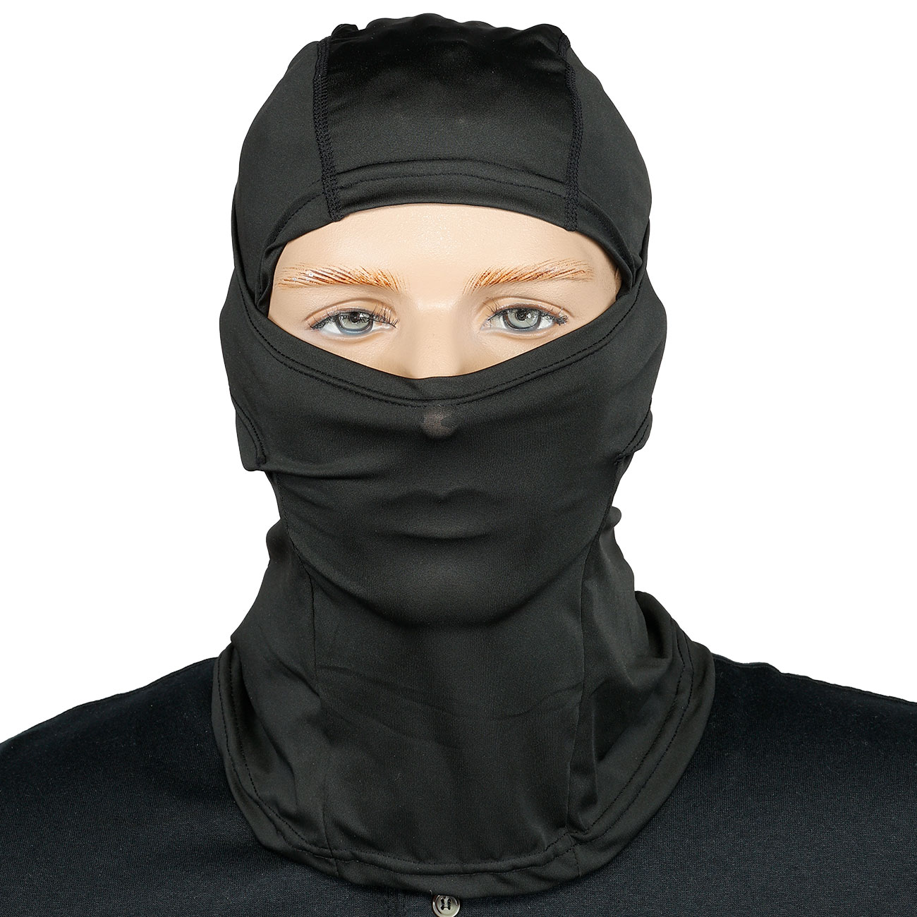 Romantac Tactical Sturmhaube / Balaclava Full Face Fr�hjahr / Sommer schwarz - Typ-2 Bild 2