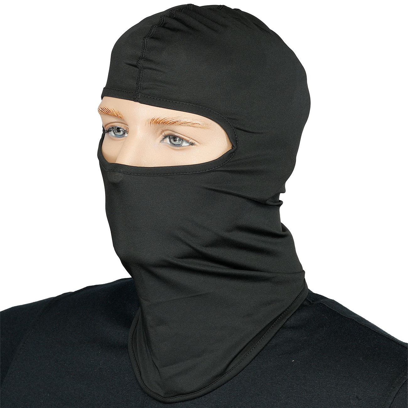 Romantac Tactical Sturmhaube / Balaclava Full Face Fr�hjahr / Sommer schwarz - Typ-4