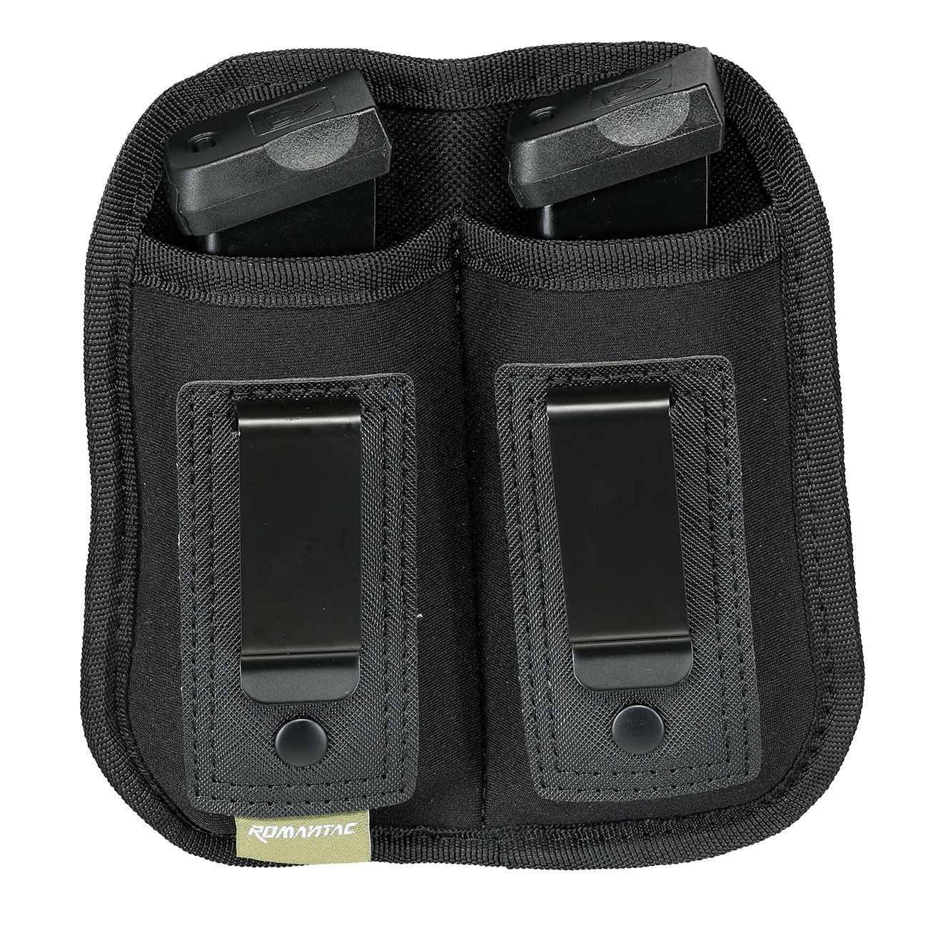 Romantac IWB Neopren Doppel-Pistolenmagazintasche Innenbund verdeckt schwarz Bild 4