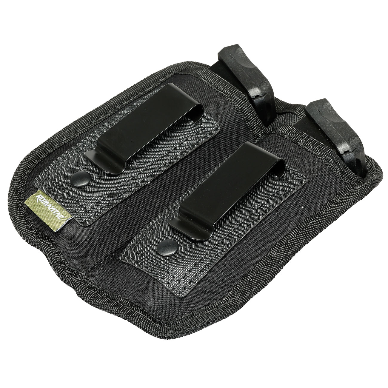 Romantac IWB Neopren Doppel-Pistolenmagazintasche Innenbund verdeckt schwarz Bild 7