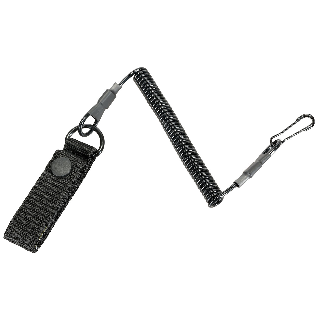 Romantac Tactical Universal Lanyard / Fangriemen mit Schlaufe f. G�rtel und Molle-Schlaufen schwarz