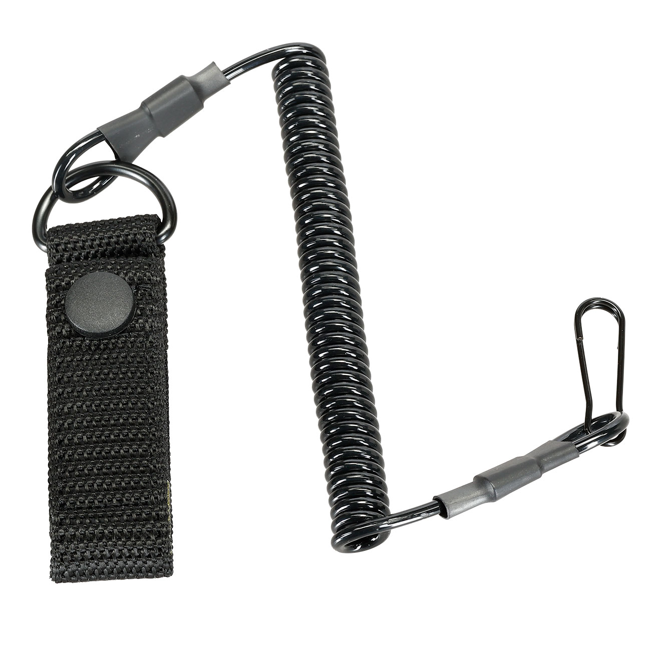 Romantac Tactical Universal Lanyard / Fangriemen mit Schlaufe f. G�rtel und Molle-Schlaufen schwarz Bild 1